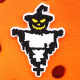 Horror Shoe Accessories Werewolf Grim Reaper Ghost Mummy Witch Vampire Scarecrow Croc Charms fit Jibz Kids Party
