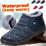 Winter New Plush Snow Boots for Women Warm Light Outdoor Large Shoes Fashionable Versatile Lovers Botas Mujer