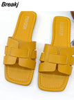 Design Beach Flat Shoes Female Slippers Summer Slipper Women Shoes Ladies High Quality Slides New Sandals Womens