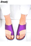 Women's Sandals New Female Shoes Comfy Platform Flat Sole Orthopedic Bunion Corrector Plus Size 35-43 Casual Shoes