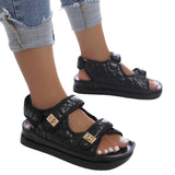 Breakj Thick-Bottomed Magic Sandals Women's Small Fragrant Pine Pastry Bottom One-Character Beach