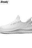 Summer Breathable Sports Shoes Luxury Men's Casual Walking Shoes Lightweight Fashion Lace-Up Comfortable Running