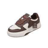 Shoes Women's Sneakers New Muffin Thick Bottom Khaki Black White Color Matching Fashion Women's Shoes Casual Sports