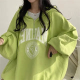 Hoodies Women 2023 New Autumn Winter Fashion Casual Warm Oversized Hooded Pullover Loose Jacket