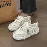 New Casual Canvas Platform Korean Khaki green Women's Sneakers Lolita Sports Shoes Tennis Flat Vulcanize Running