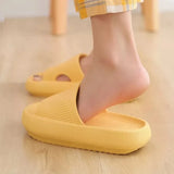 Leopard Thick Platform Slippers for Women Home Couple Soft Sole Slide Sandals Woman 2023 Summer Beach Flip Flops
